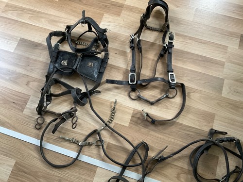 Antikes altes pferdegeschirr - antikes,