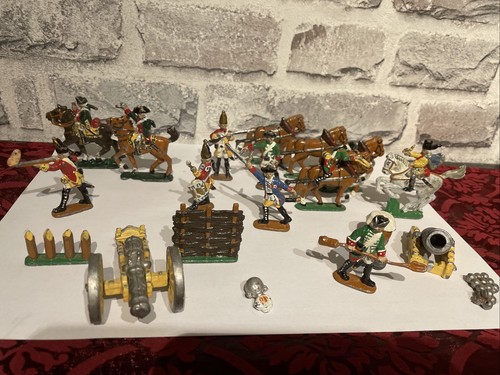 Alte metall soldaten figuren - metall,