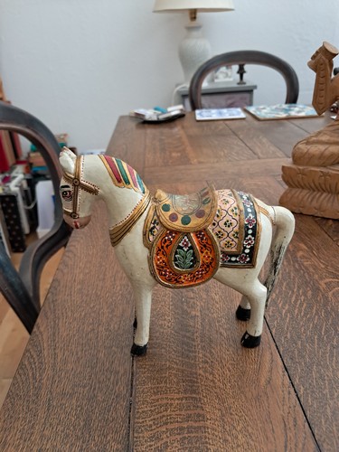 Antikes indisches pferd aus - indisches,