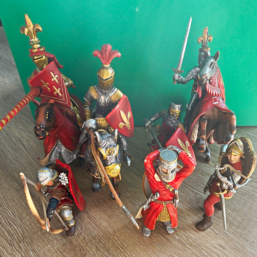 Mittelalter ritter pferde - ritter,